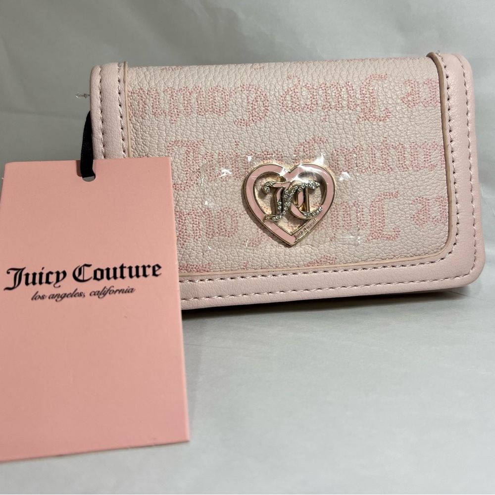 Juicy Couture Blush Pink Bifold Wallet